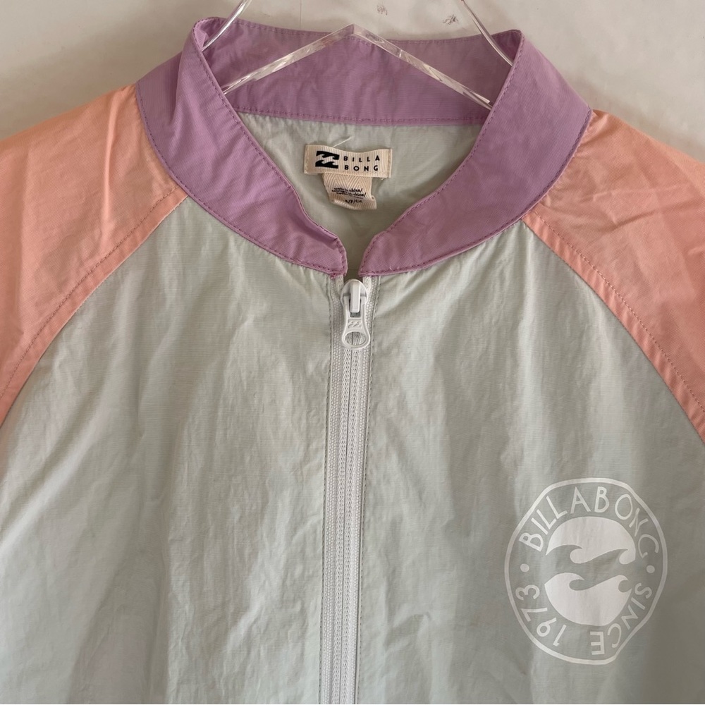 Billabong Pastel Color Block Windbreaker Size S - Picture 4 of 12